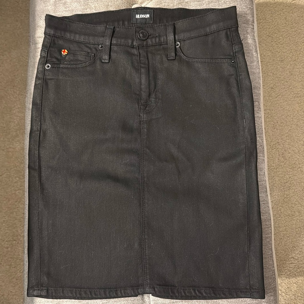 Hudson black Jean skirt